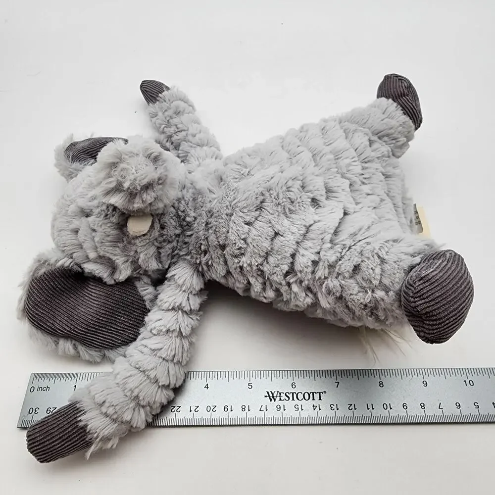 First Impressions Gray Chubby Elephant Plush Stuffed Animal Toy 9